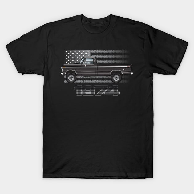 74 Black T-Shirt by JRCustoms44